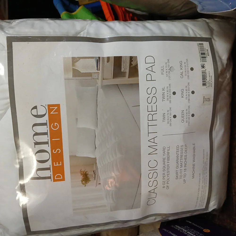 White Classic Mattress Pad